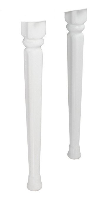 Levně SAPHO ANTIK nohy k umyvadlu (2 ks), bílá KL270
