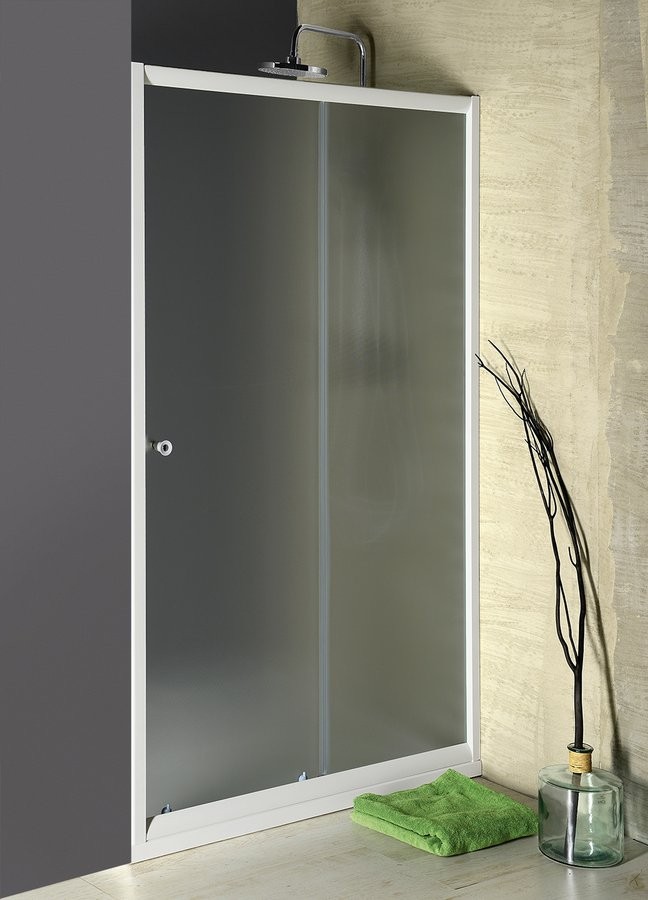 AQUALINE AMADEO posuvné sprchové dveře 1000 mm, sklo Brick BTS100