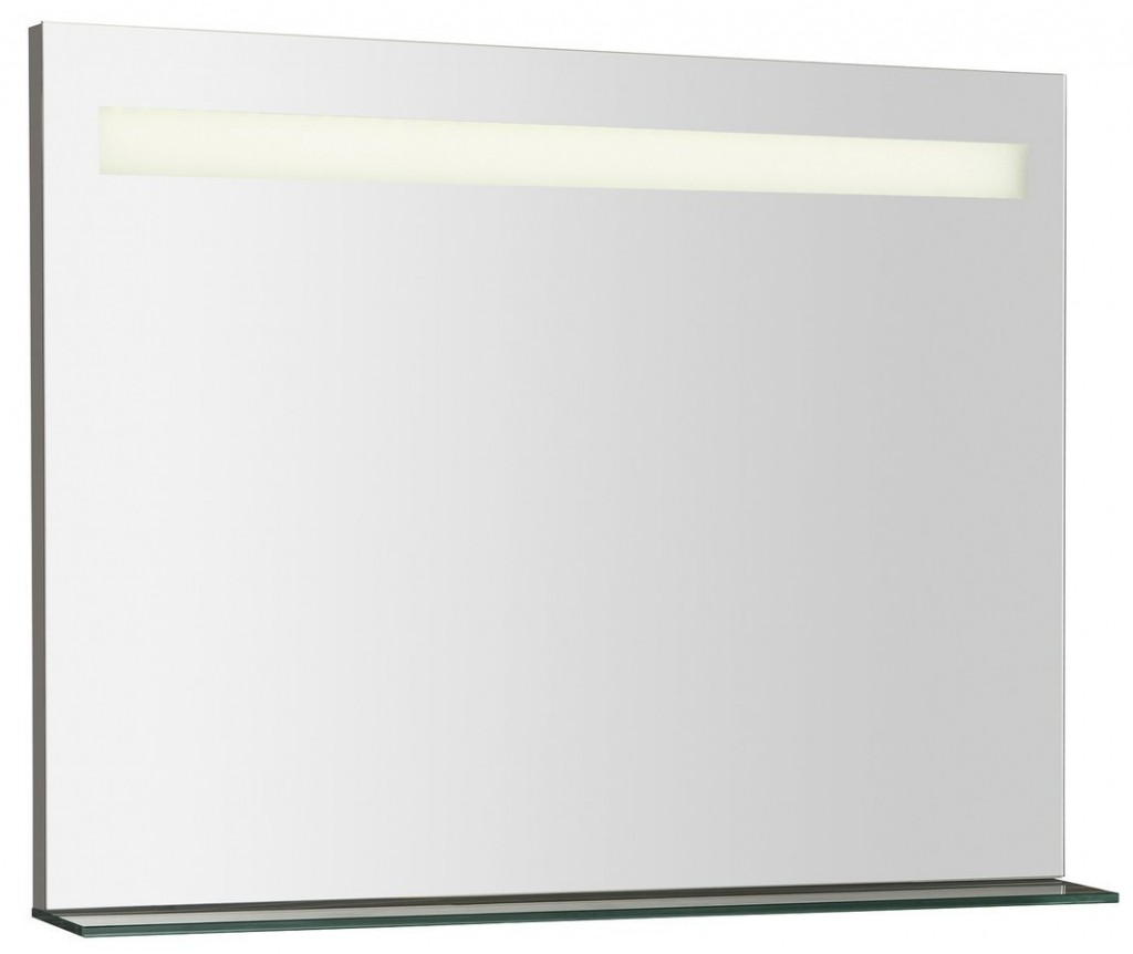 SAPHO BRETO zrcadlo s LED osvětlením a policí 800x608mm BT080