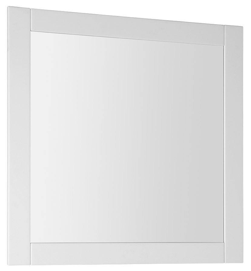 Levně AQUALINE FAVOLO zrcadlo v rámu 80x80cm, bílá mat FV080