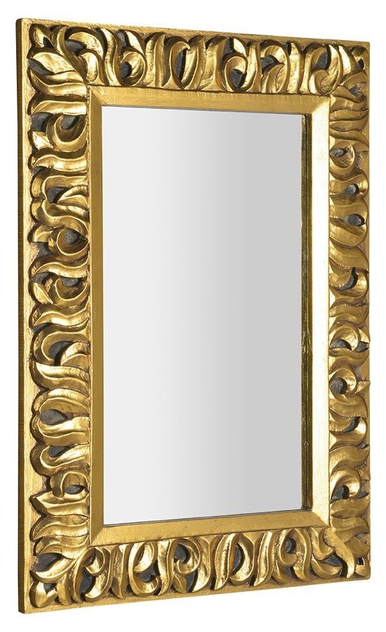 SAPHO ZEEGRAS zrcadlo ve vyřezávaném rámu 70x100cm, zlatá IN448