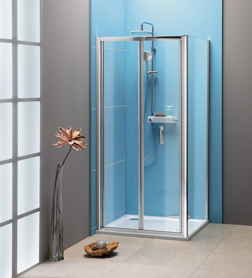 POLYSAN EASY LINE čtvercový sprchový kout 900x900mm, skládací dveře, L/P varianta, čiré sklo EL1990EL3315