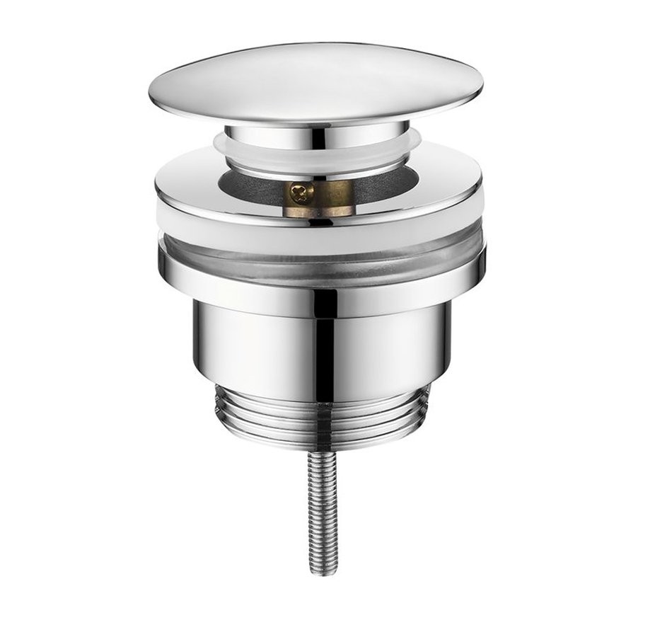 Levně SAPHO Umyvadlová výpust 5/4“, click-clack, velká zátka, 10-55, chrom CV1002