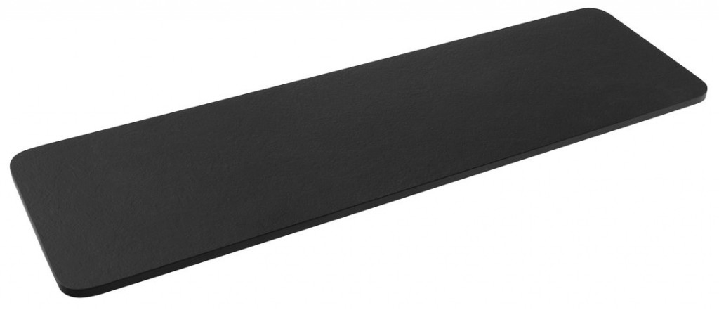 Levně POLYSAN Sedák na vanu, 80x25 cm, černá 73259 69198
