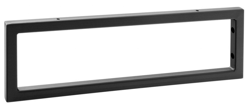 AQUALINE Podpěrná konzole 440x150x20mm, lakovaná ocel, černá mat, 1 ks (VG4415)