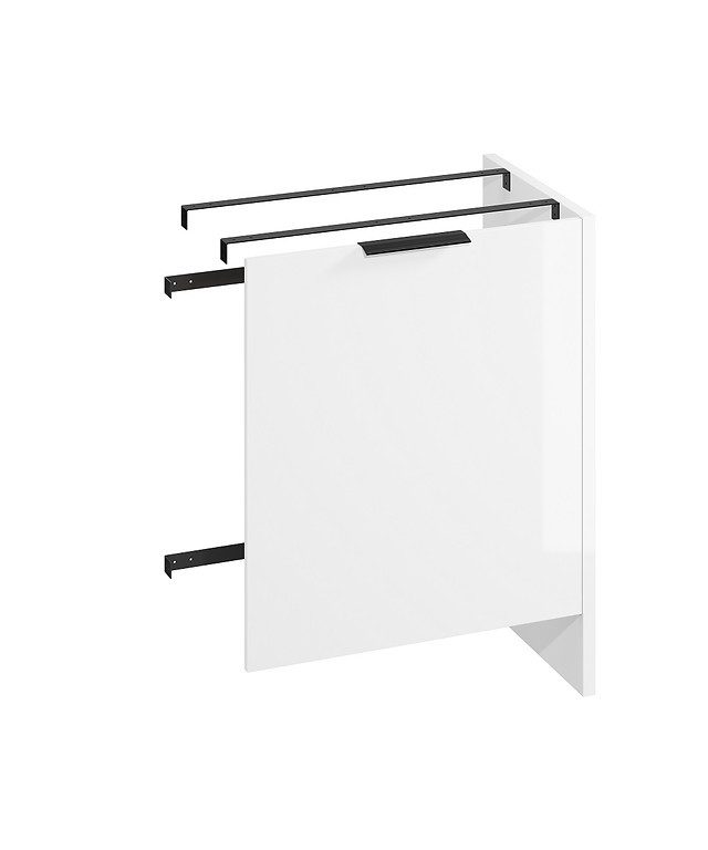 CERSANIT - Vestavná skříňka na pračku s dveřmi CITY, bílá DSM  (S584-027-DSM)