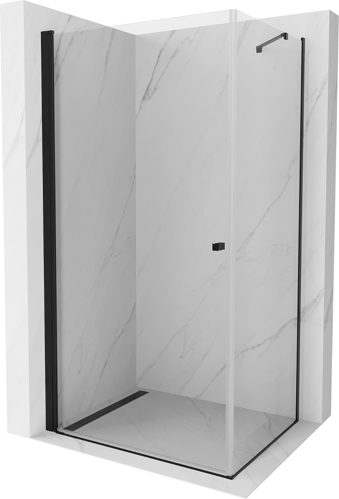 MEXEN/S Pretoria sprchový kout 100x70 cm, transparent, černá 852-100-070-70-00