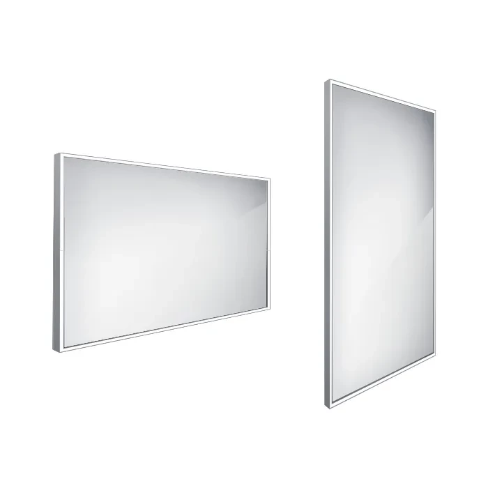 Nimco zrcadlo LED 1200 x 700 Model 13000 hliníkový rám ZP 13006 ZP 13006