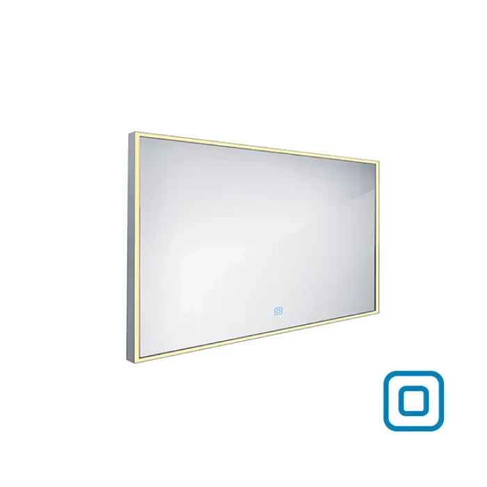 Nimco zrcadlo LED senzor 1200 x 700 Model 13000 hliníkový rám ZP 13006V ZP 13006V