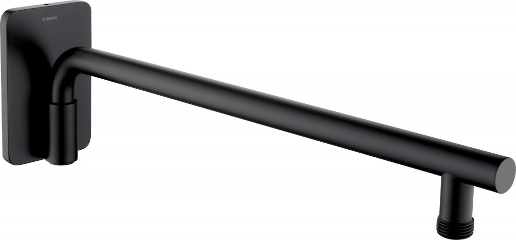 DEANTE Cascada černá Sprchové rameno, nástěnný, pohyblivý 400 mm NAC_N40K