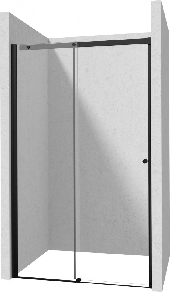 Levně DEANTE Kerria Plus nero Sprchové dveře, 110 cm posuvné KTSPN11P