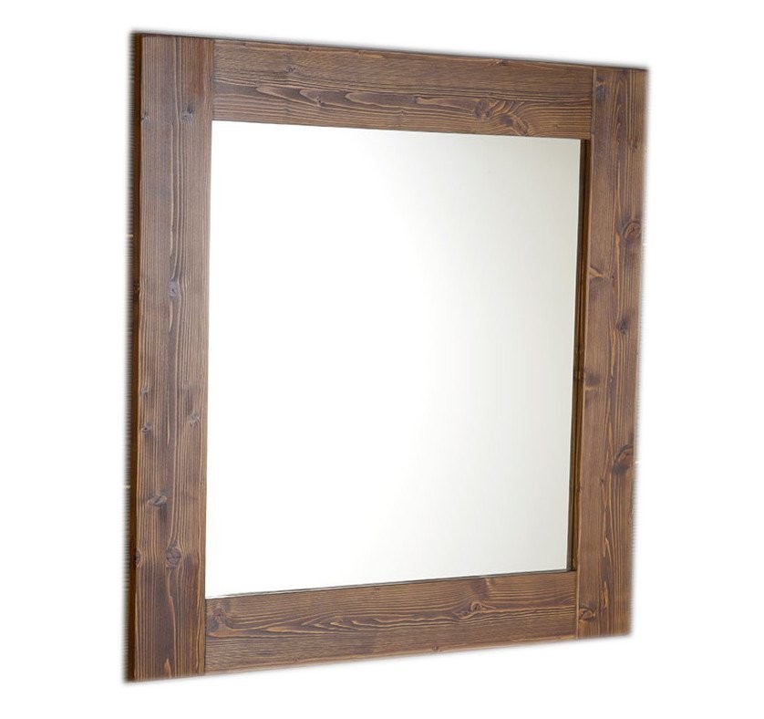 Levně SAPHO BRAND zrcadlo v dřevěném rámu 600x800, mořený smrk BA058S