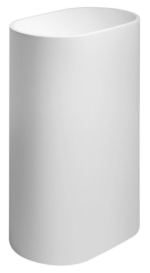 SAPHO TREVA umyvadlo volně stojící, litý mramor, 56,5x85cm, bílá mat TR565