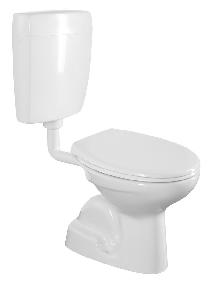 SAPHO WC kombi, dvojtlačítko 4,5/6l, spodní odpad, bílá TP3406