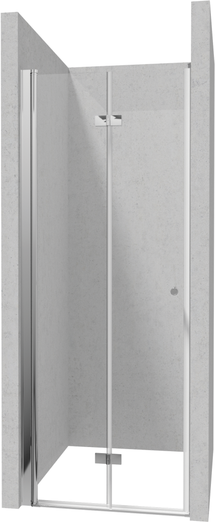 Levně DEANTE/S Sprchové dveře skládací se stěnovým profilem 100 KTSX043P+KTS_000X KERRIA/0006