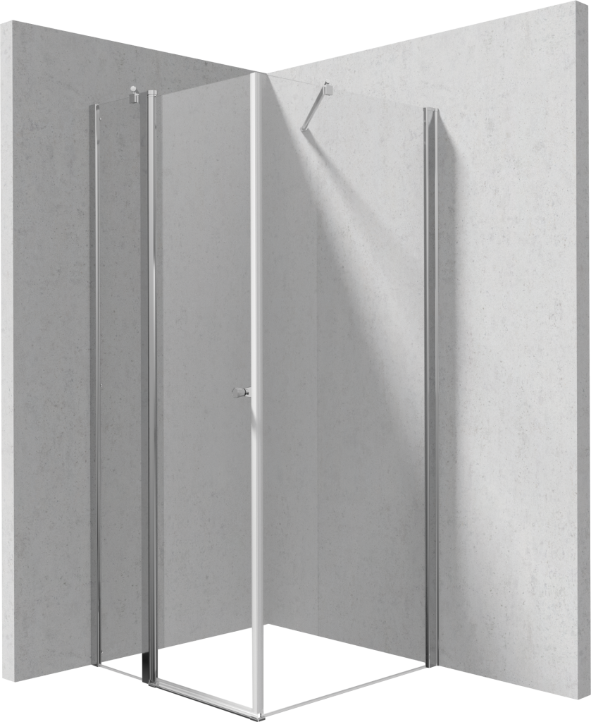 DEANTE/S Sprchový kout pevná stěna 100, výklopné dveře 90 KTSU041P+KTS_030P KERRIA/0354