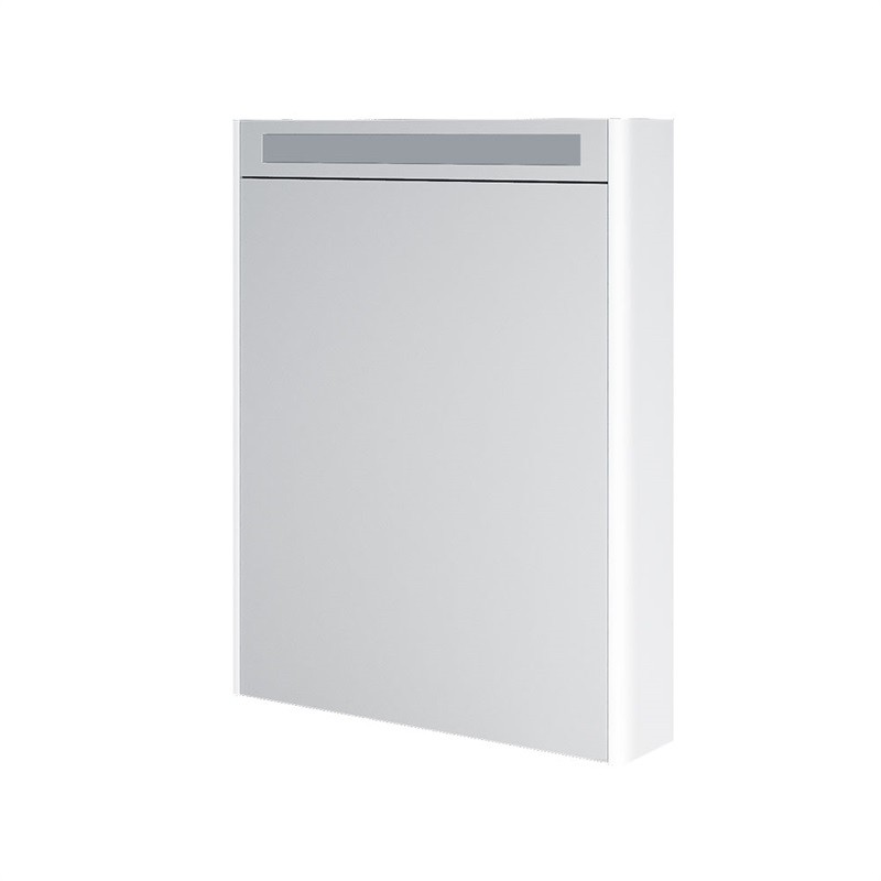 MEREO Siena, koupelnová galerka 64 cm, zrcadlová skříňka, bílá lesk CN415GB