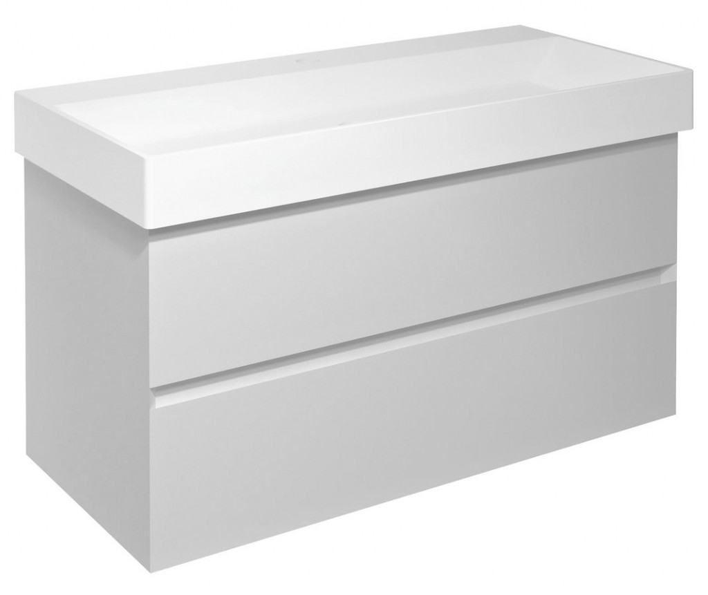 Levně SAPHO FILENA umyvadlová skříňka 95x51,5x43cm, bílá mat FID1210W