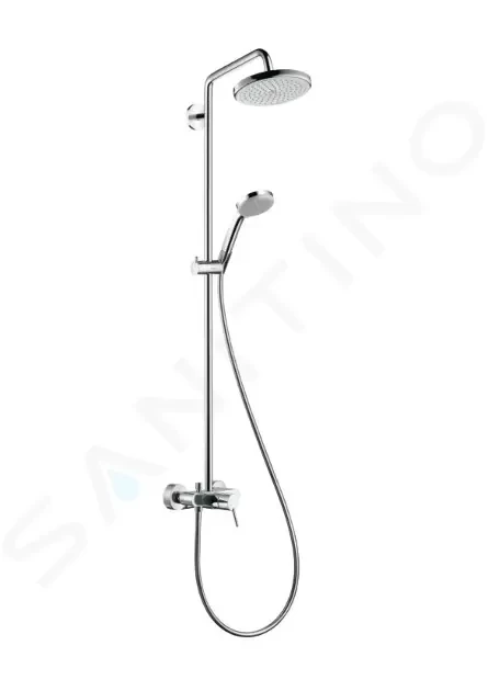 HANSGROHE Croma 220 Sprchový set Showerpipe 220 s baterií, 1 proud, chrom 27222000