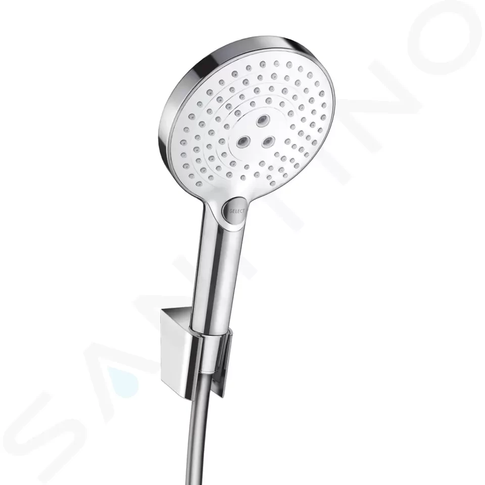 HANSGROHE Raindance Select S Set sprchové hlavice, 3 proudy, držáku a hadice, bílá/chrom 26721400