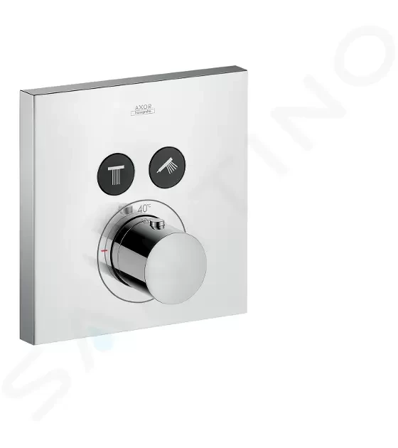 AXOR ShowerSelect Termostat pod omítku pro 2 spotřebiče, chrom 36715000