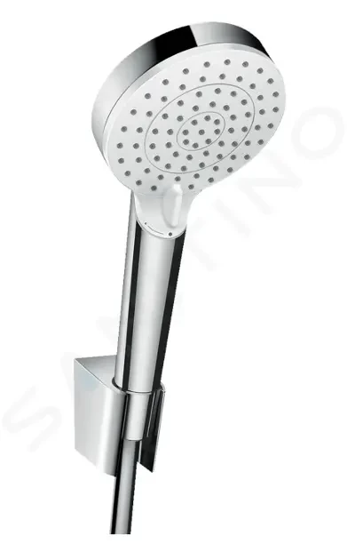 HANSGROHE Crometta Set sprchové hlavice, 2 proudy, držáku a hadice, bílá/chrom 26692400