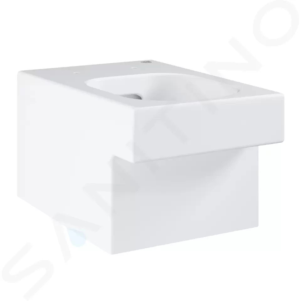 Levně GROHE Cube Ceramic Závěsné WC, rimless, PureGuard, alpská bílá 3924500H