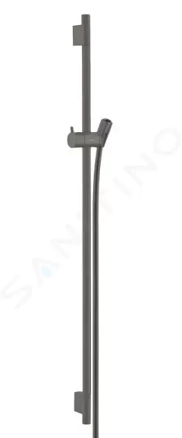 HANSGROHE Unica\'S Sprchová tyč 900 mm se sprchovou hadicí, kartáčovaný černý chrom 28631340