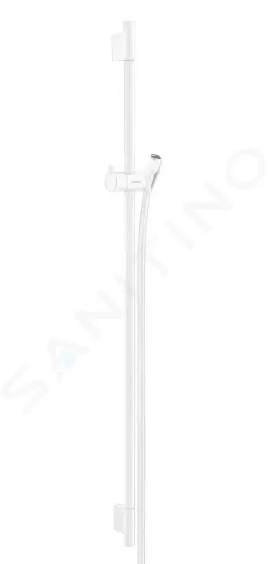 HANSGROHE Unica'S Sprchová tyč 900 mm se sprchovou hadicí, matná bílá 28631700