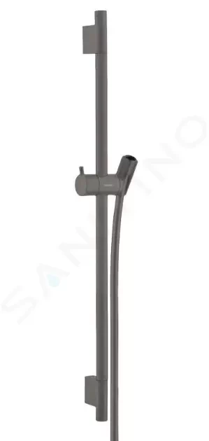 HANSGROHE Unica'S Sprchová tyč 650 mm se sprchovou hadicí, kartáčovaný černý chrom 28632340