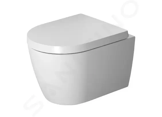 Levně DURAVIT ME by Starck Závěsné WC, sedátko SoftClose, Rimless, alpská bílá 45300900A1