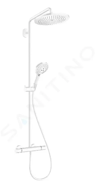 HANSGROHE Croma Select S Sprchový set Showerpipe 280 s termostatem, matná bílá 26890700