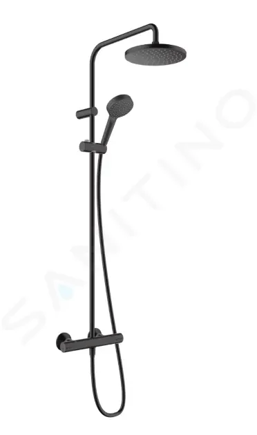 HANSGROHE Vernis Blend Sprchový set Showerpipe 200 s termostatem, matná černá 26276670