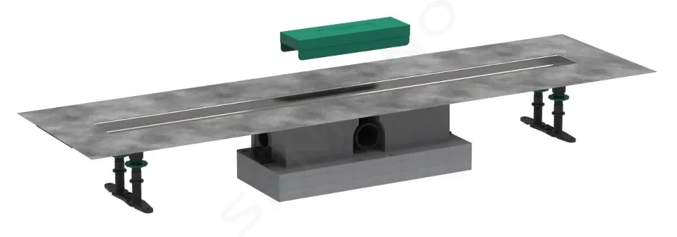 Levně HANSGROHE uBox universal Set pro standardní instalaci lineárního sprchového žlabu 1000 mm, nerez 56026180