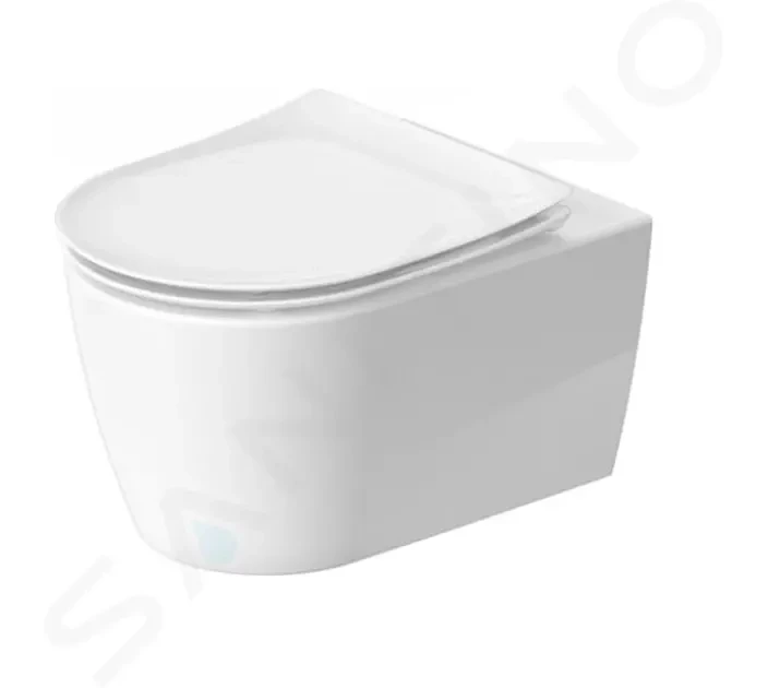 Levně DURAVIT Soleil by Starck Závěsné WC se sedátkem SoftClose, Rimless, HygieneFlush, HygieneGlaze, bílá 45910920A1