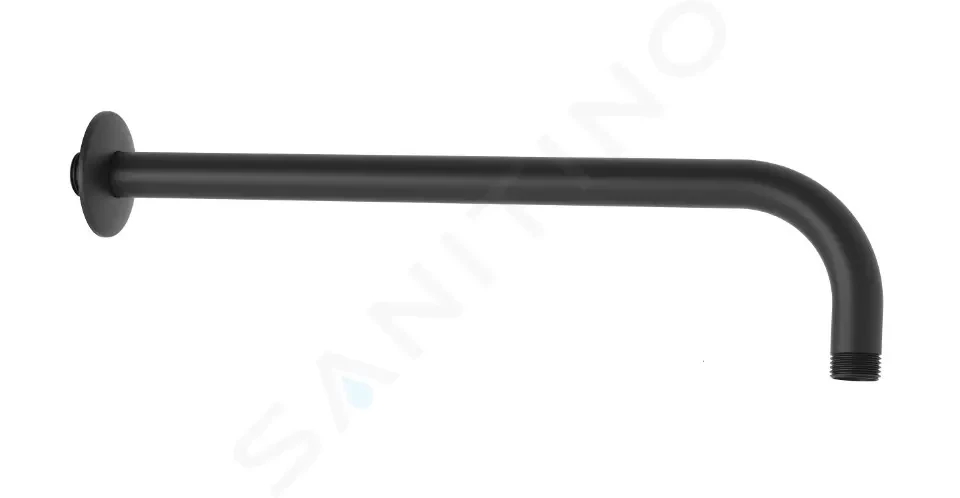 Kielle Příslušenství Sprchové rameno 350 mm, matná černá 20201004