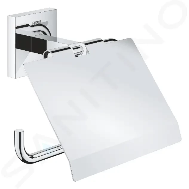 Levně GROHE QuickFix Start Cube Držák toaletního papíru s krytem, chrom 41102000
