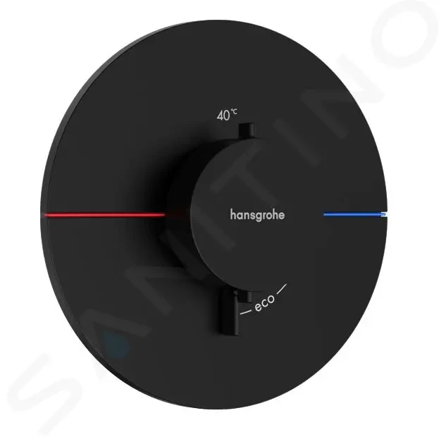 HANSGROHE ShowerSelect Comfort Termostatická baterie pod omítku, matná černá 15559670