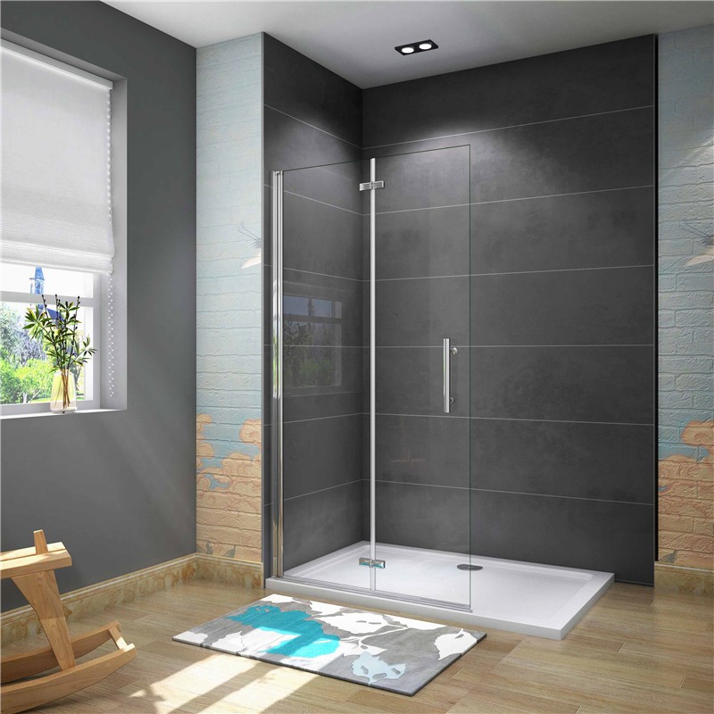Levně H K Zalamovací WALK-IN zástěna Melody WF1 96,5x195, čiré sklo MELODYWF110