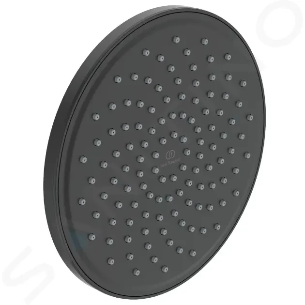 IDEAL STANDARD Idealrain Hlavová sprcha, průměr 200 mm, černá BD140XG