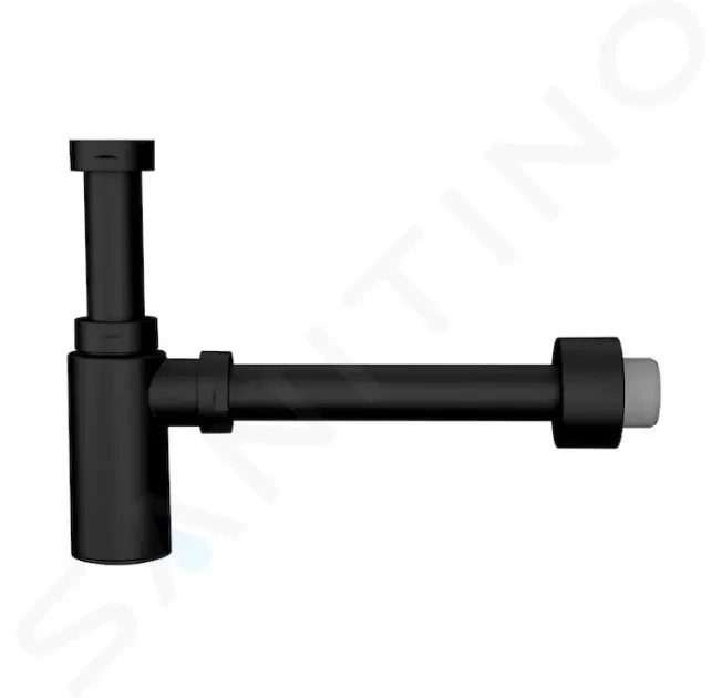 JIKA Mio Style Designový sifon, matná černá H3742F07160001