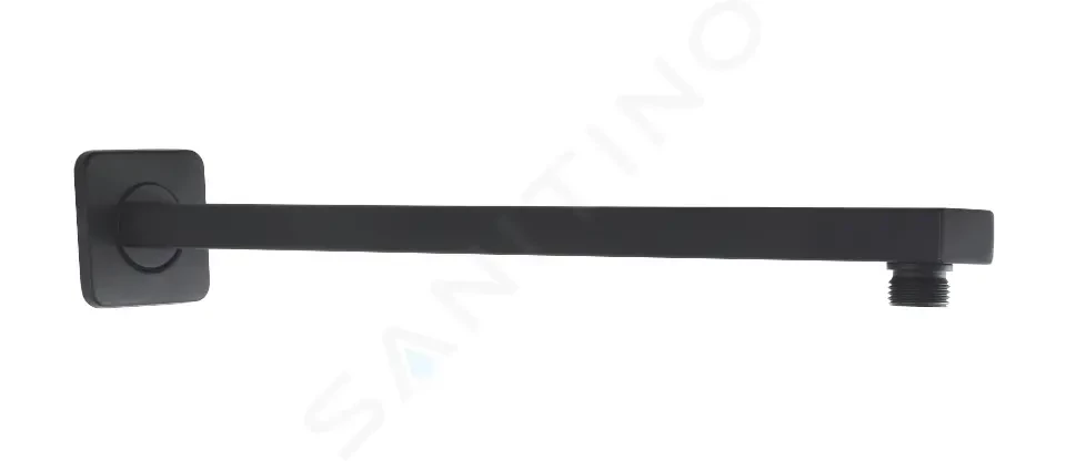 Kielle Příslušenství Sprchové rameno 430 mm, matná černá 20201014