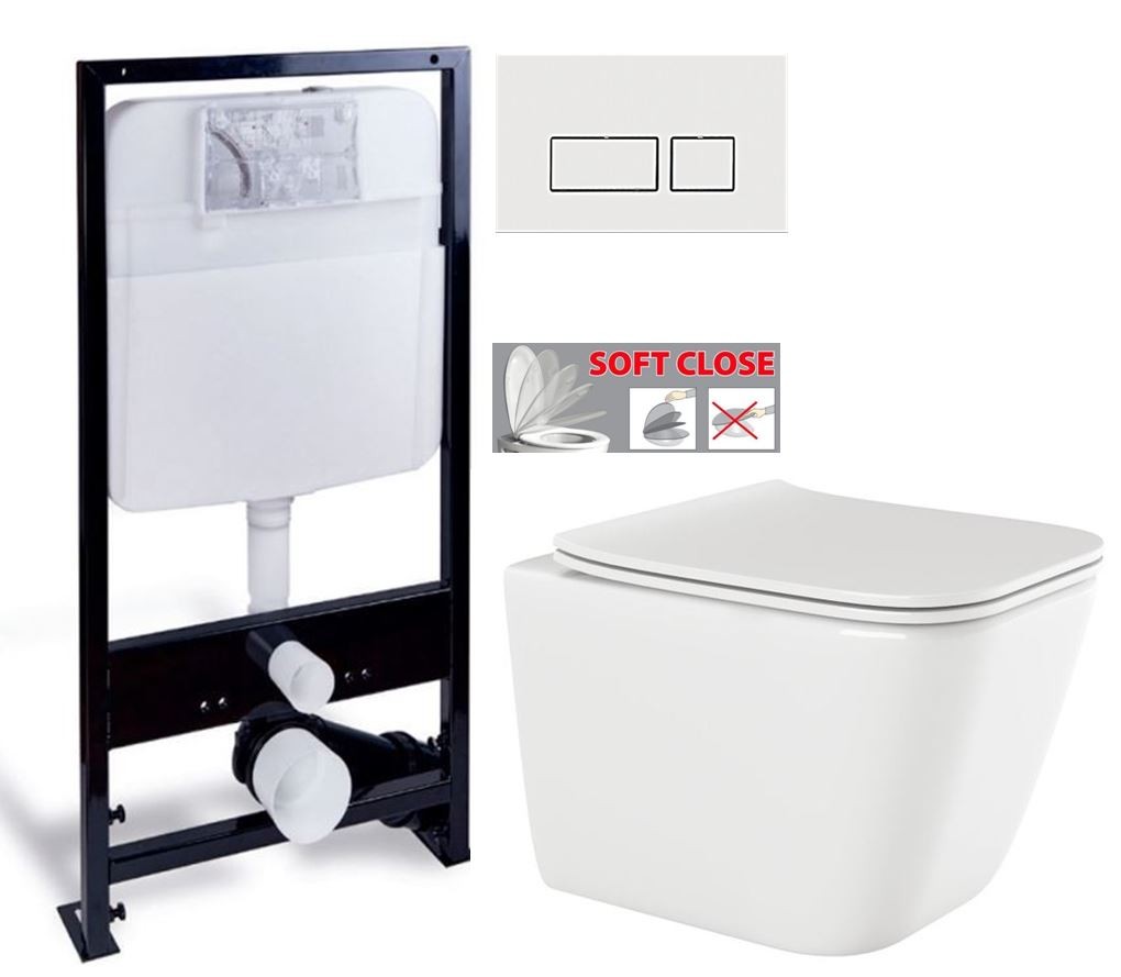 Levně PRIM předstěnový instalační systém s bílým tlačítkem 20/0042+ WC INVENA PAROS + SEDÁTKO PRIM_20/0026 42 RO1