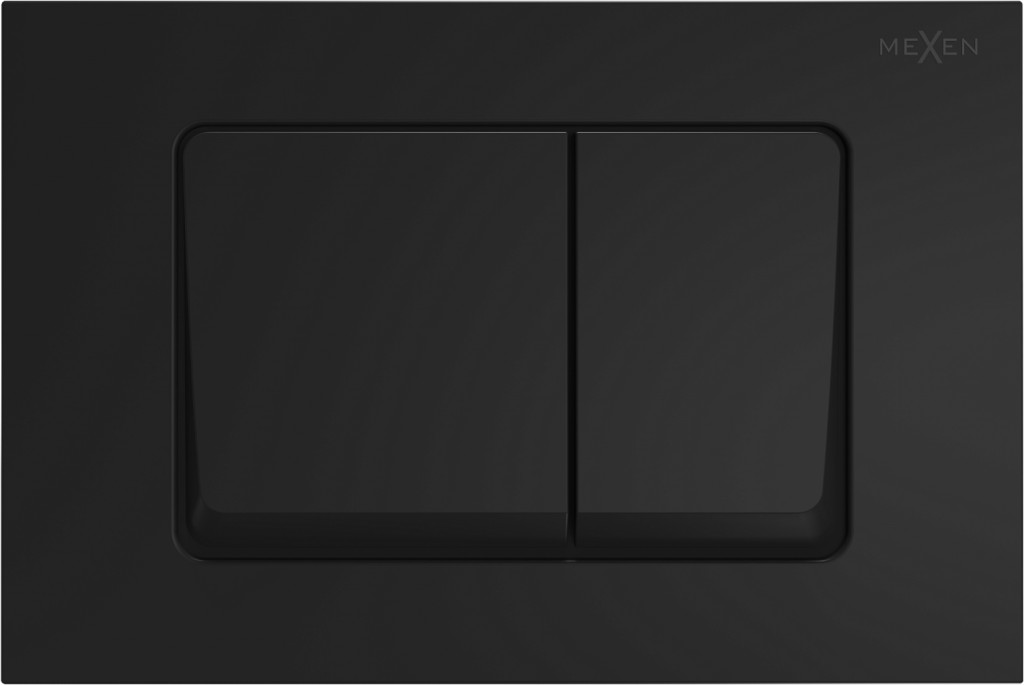 Levně MEXEN Fenix 10 XS splachovací tlačítko, černý mat 601003