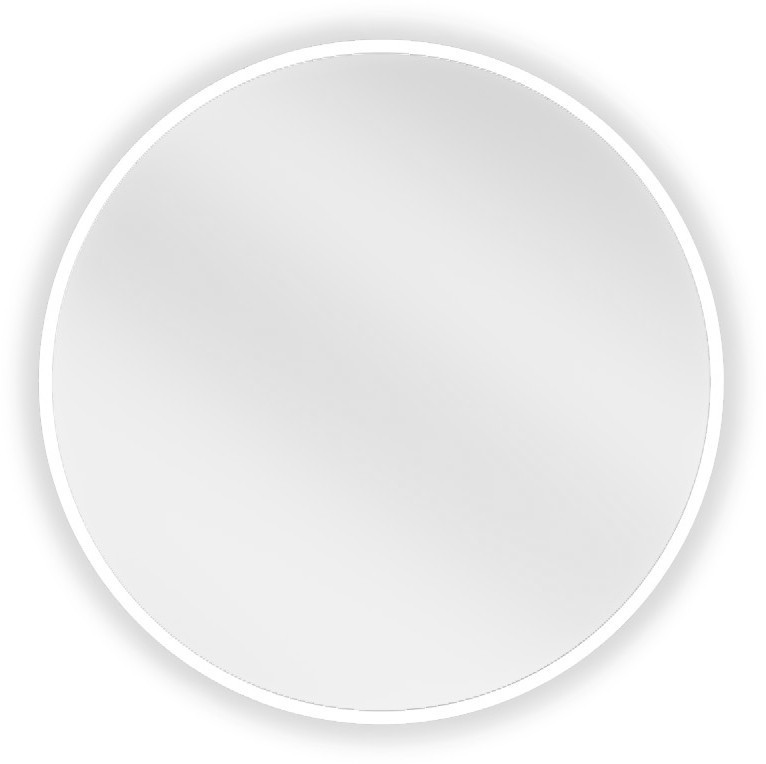 MEXEN Loft zrcadlo 50 cm, bílý rám 9850-050-050-000-20