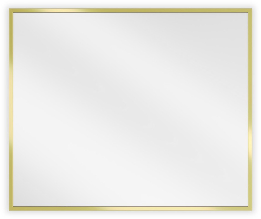 MEXEN Loft zrcadlo 60 x 50 cm, zlatý rám 9852-060-050-000-50