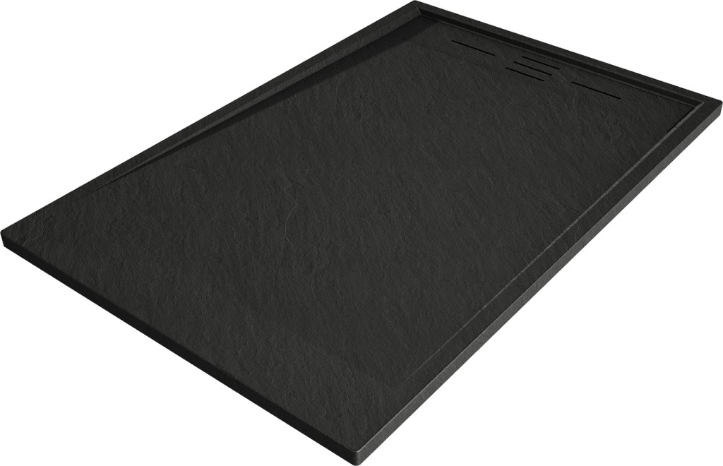 Levně MEXEN Amon obdélníková sprchová vanička SMC 100 x 70 cm, černá 4F707010