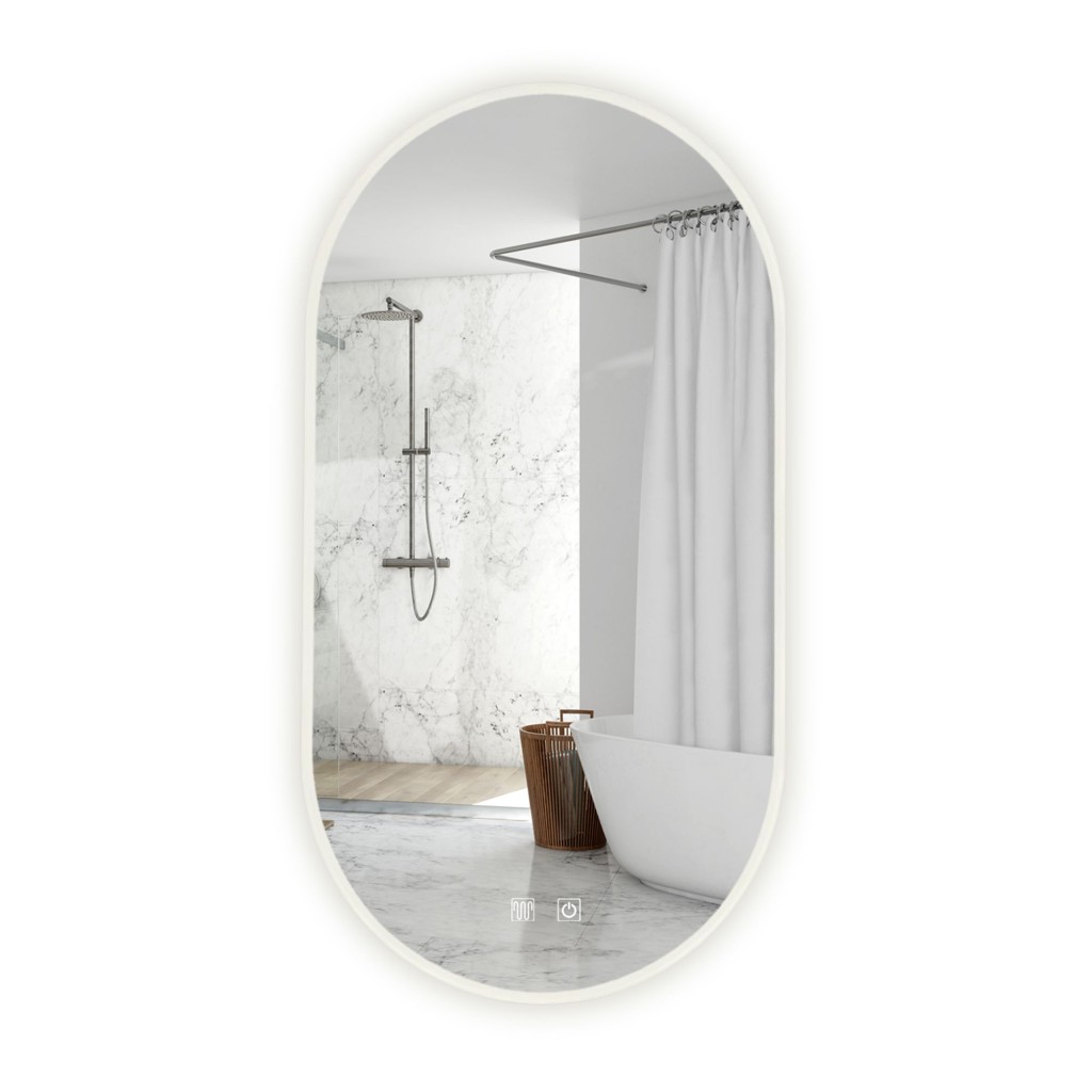 Levně REA Zrcadlo LED EGj 50x90 cm HOM-05524