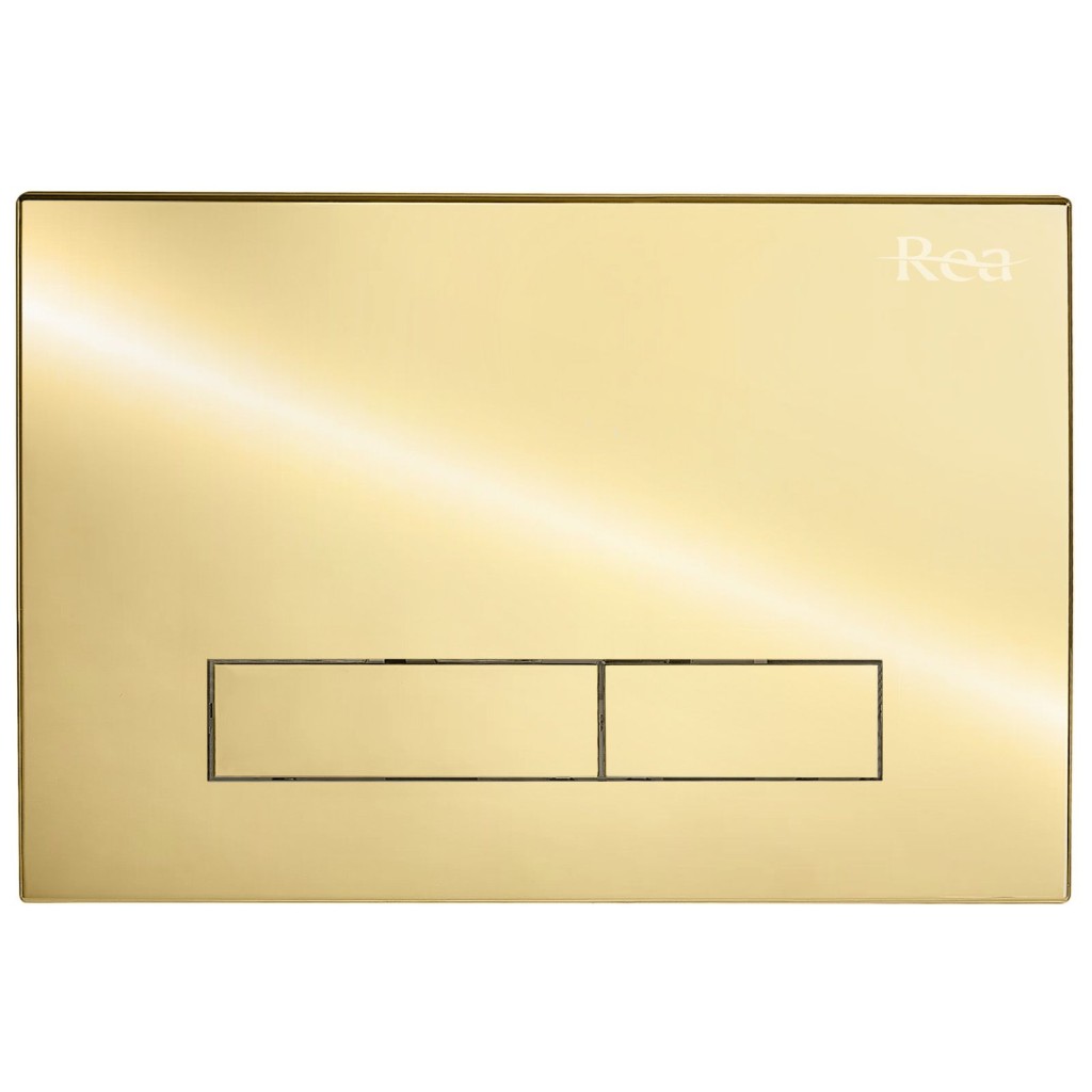 Levně REA TLAČÍTKO H PRO RÁM WC LIGHT GOLD ZLATÉ REA-E5692