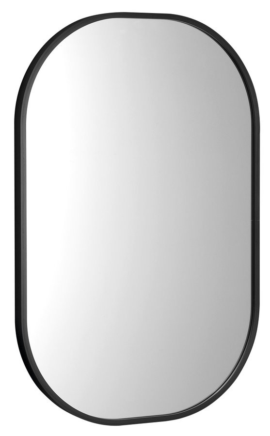 SAPHO CONA SLIM zrcadlo v rámu 40x60cm, černá NC245